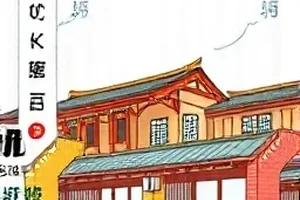 沉积分拣封面，多层色带像沉积岩一样堆叠起来